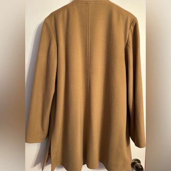 Fleurette Dawn Cashmere Blend Camel Car Coat - Mint Condition - Picture 12 of 12
